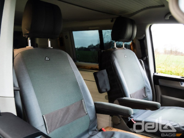 Passenger Seat Cover VW T5 / T6 Grünbraun